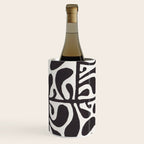 Linocut Plant #1 / Black & White Wine Chiller Gallery Image 1
