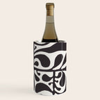 Linocut Plant #1 / Black & White Wine Chiller Gallery Image 3