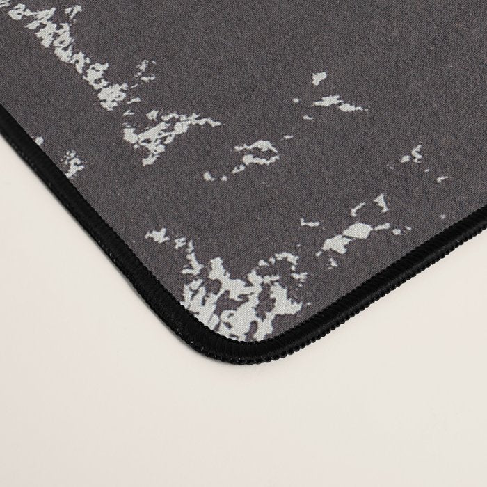 Linocut Plant #1 / Black & White Desk Mat Gallery Image 4