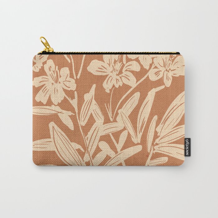 Minimalist Flowers 4 Carry All Pouch Gallery Image 1