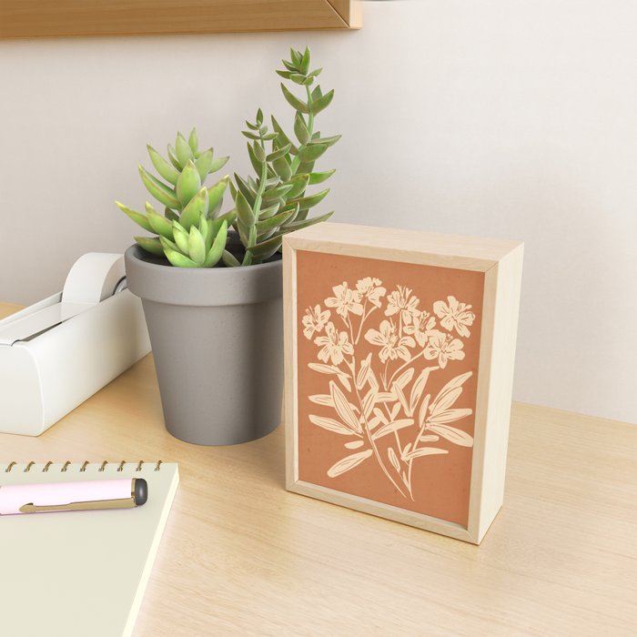 Minimalist Flowers 4 Mini Art Print Gallery Image 2