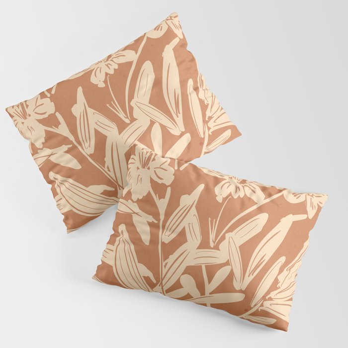 Minimalist Flowers 4 Pillow Sham Gallery Image 1