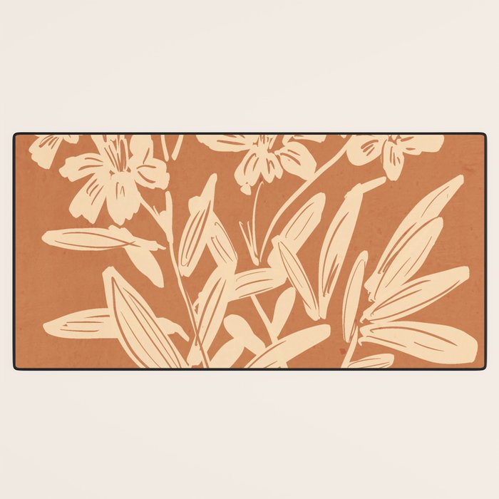 Minimalist Flowers 4 Desk Mat Gallery Image 3