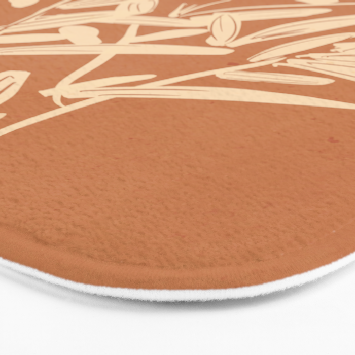 Minimalist Flowers 4 Bath Mat Gallery Image 3