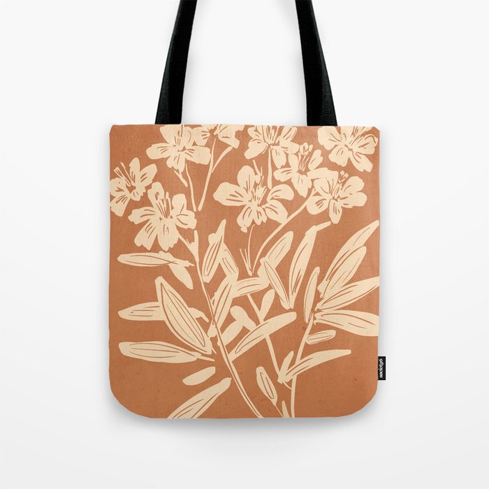 Minimalist Flowers 4 Tote Bag Gallery Image 1