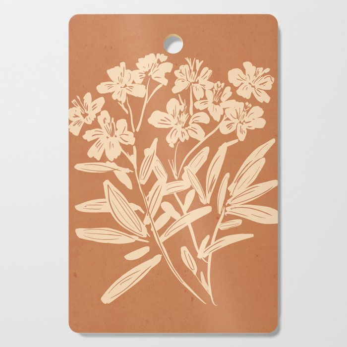 Minimalist Flowers 4 Cutting Board Gallery Image 1