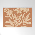 Minimalist Flowers 4 Welcome Mat Gallery Image 1