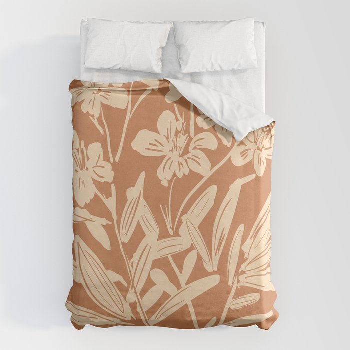 Minimalist Flowers 4 Duvet Cover Gallery Image 1