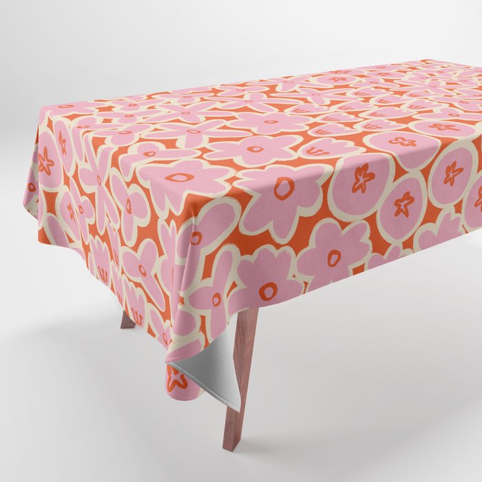 Vibrant Summer Pattern #2 Tablecloth Gallery Image 1