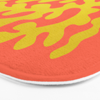 Sunflower & Tomato: Matisse Paper Cutouts 04 Bath Mat Gallery Image 3