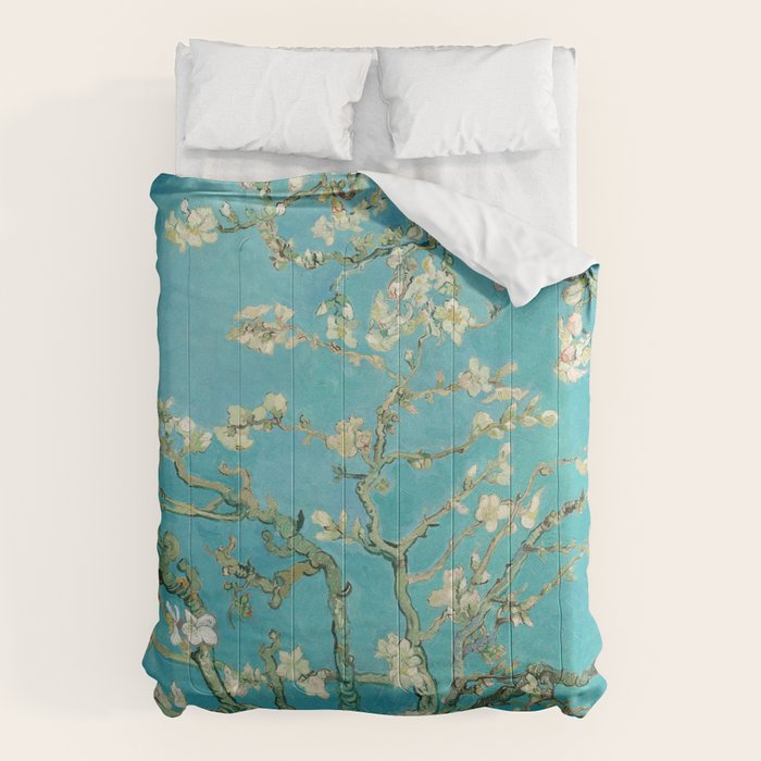 Almond Blossom by Vincent van Gogh, 1890 Comforter Gallery Image 6
