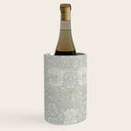 William Morris Honeysuckle & Tulip Light Grey and Blue Wine Chiller Gallery Image 3