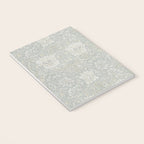 William Morris Honeysuckle & Tulip Light Grey and Blue Notebook Gallery Image 3