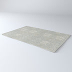 William Morris Honeysuckle & Tulip Light Grey and Blue Rug Gallery Image 3