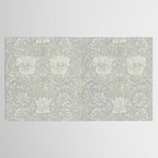 William Morris Honeysuckle & Tulip Light Grey and Blue Tablecloth Gallery Image 2
