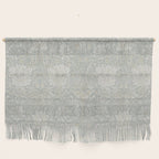 William Morris Honeysuckle & Tulip Light Grey and Blue Wall Hanging Gallery Image 1