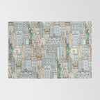 New York watercolor Rug Gallery Image 2