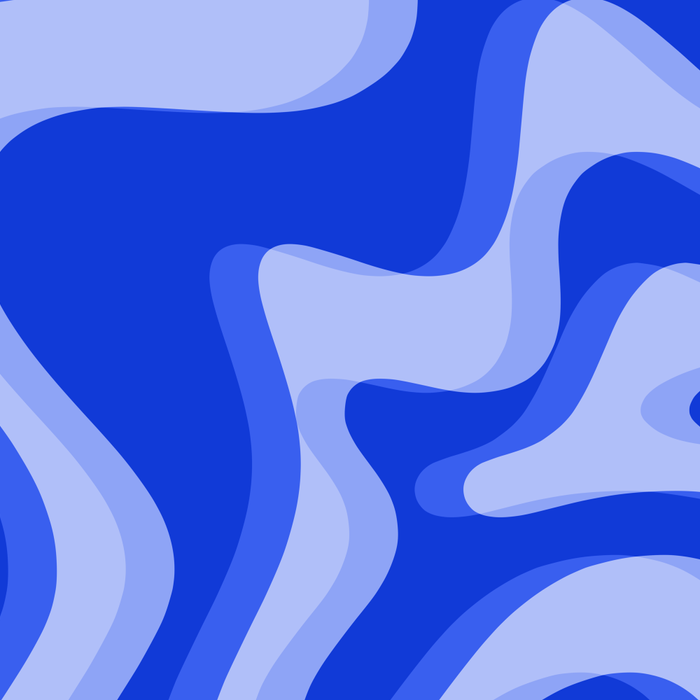 Trippy Glitch Retro Liquid Swirl Very Blue Abstract Pattern Coffee Mug Gallery Image 2