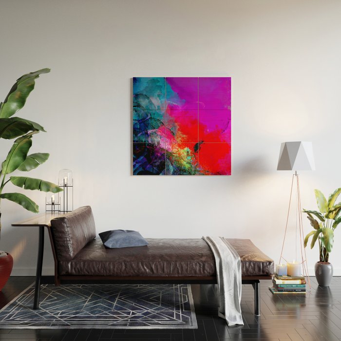 Enchantment, Abstract Painting Wood Wall Art Gallery Image 2