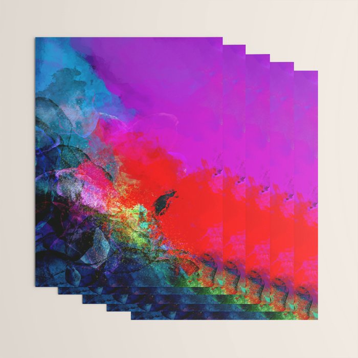 Enchantment, Abstract Painting Wrapping Paper Gallery Image 3