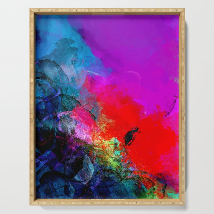 Enchantment, Abstract Painting Serving Tray Gallery Image 1