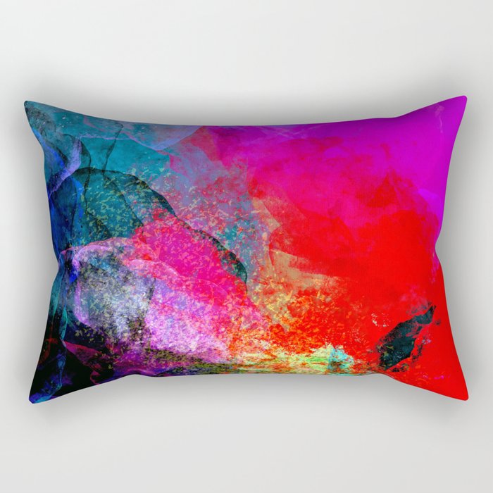 Enchantment, Abstract Painting Rectangular Pillow Gallery Image 2