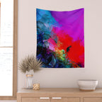 Enchantment, Abstract Painting Wall Tapestry Gallery Image 2