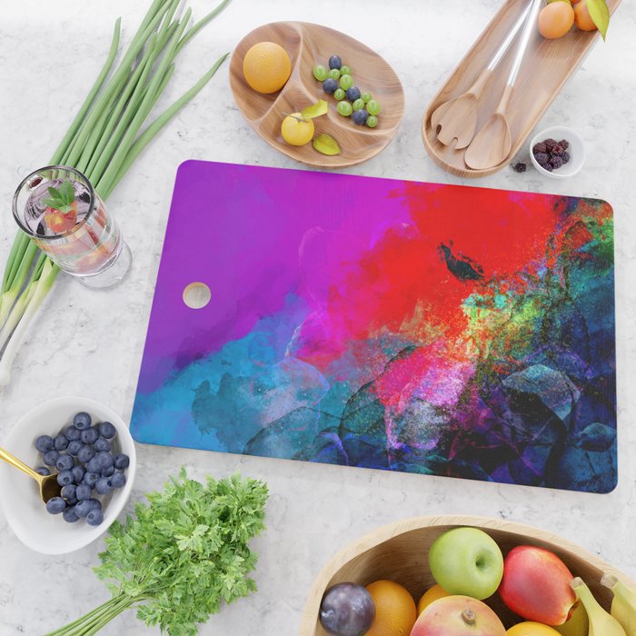 Enchantment, Abstract Painting Cutting Board Gallery Image 2