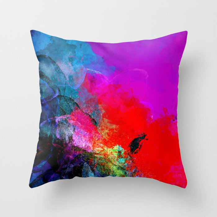 Enchantment, Abstract Painting Throw Pillow Gallery Image 6