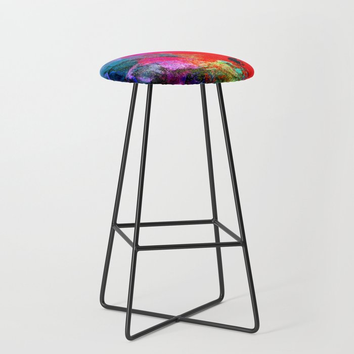 Enchantment, Abstract Painting Stool Gallery Image 1