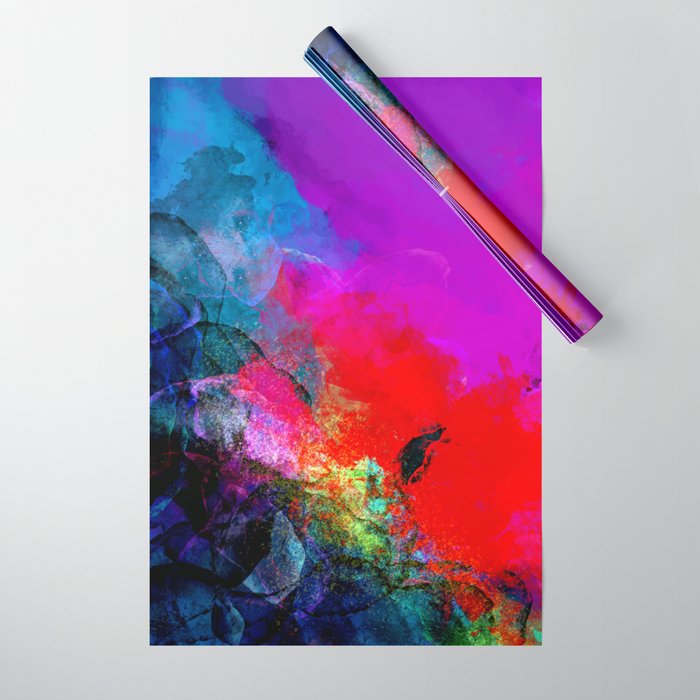 Enchantment, Abstract Painting Wrapping Paper Gallery Image 1