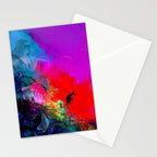 Enchantment, Abstract Painting Stationery Card Gallery Image 2