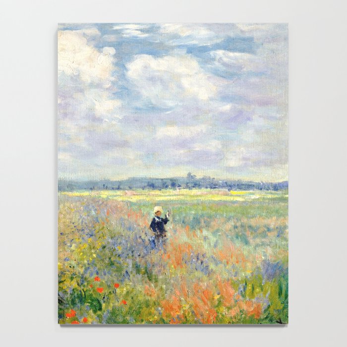 Poppy Fields near Argenteuil by Claude Monet Notebook Gallery Image 4