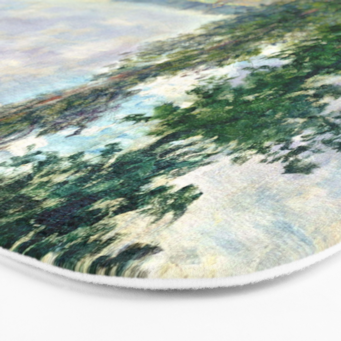 Poppy Fields near Argenteuil by Claude Monet Bath Mat Gallery Image 3