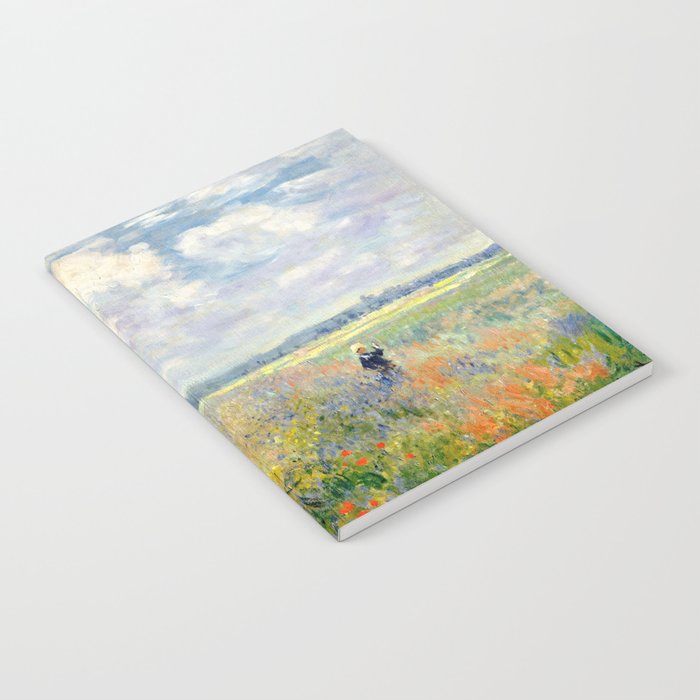 Poppy Fields near Argenteuil by Claude Monet Notebook Gallery Image 2