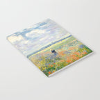 Poppy Fields near Argenteuil by Claude Monet Notebook Gallery Image 2