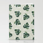 Monstera Cat pattern 1 Stationery Card Gallery Image 2