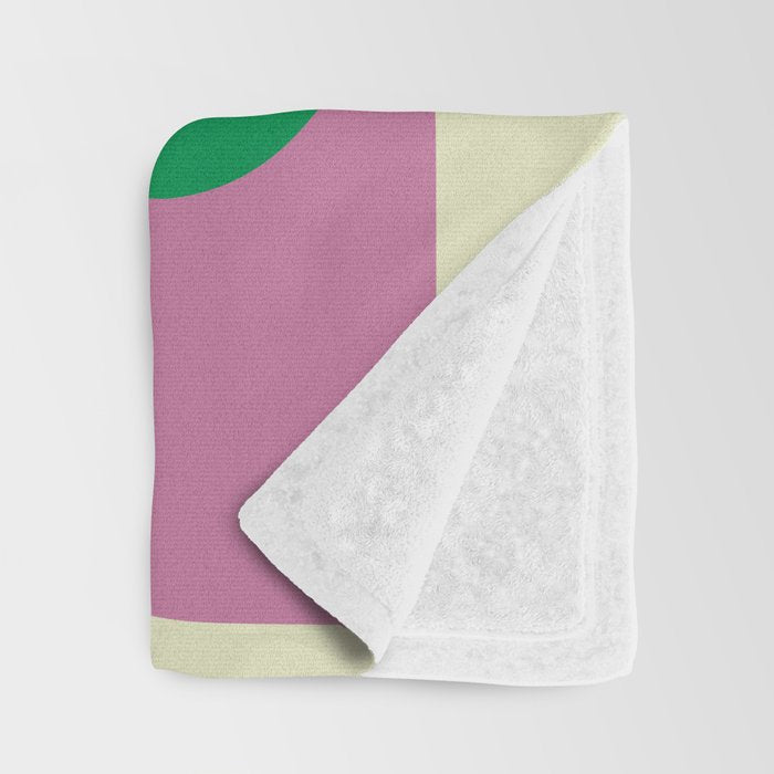 Mid-Century Abstract Balance 15 Throw Blanket Gallery Image 3