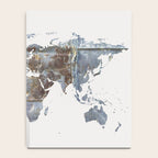 World Map(metal) Notebook Gallery Image 4