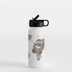 World Map(metal) Water Bottle Gallery Image 1