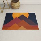 Full moon and pyramid Rug Gallery Image 1