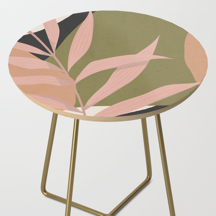 Tropical Leaf- Abstract Art 2 Side Table Gallery Image 2