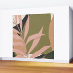 Tropical Leaf- Abstract Art 2 Wall Mural Gallery Image 2
