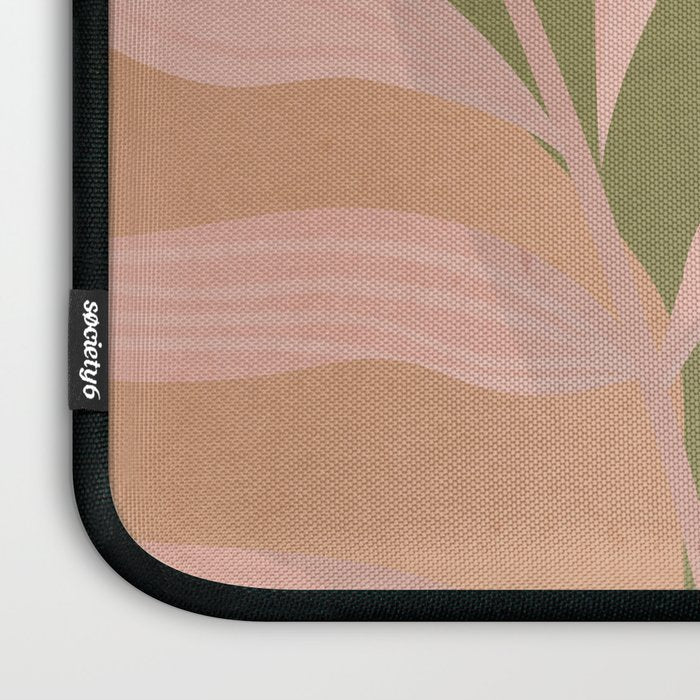 Tropical Leaf- Abstract Art 2 Laptop Sleeve Gallery Image 3