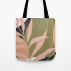 Tropical Leaf- Abstract Art 2 Tote Bag Gallery Image 1