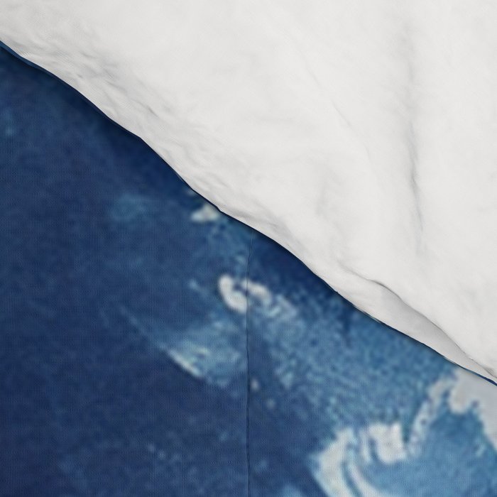 Vibe Shift Blue Electric Abstract Pattern with Dark Mood  Comforter Gallery Image 4