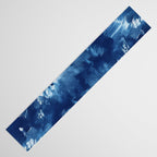 Vibe Shift Blue Electric Abstract Pattern with Dark Mood  Table Runner Gallery Image 3