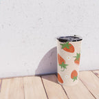 Red Strawberries Pattern Travel Mug Gallery Image 4