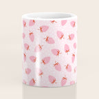 Sweet Strawberries - pink and red with hearts Coffee Mug Gallery Image 4