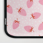 Sweet Strawberries - pink and red with hearts Laptop Sleeve Gallery Image 3